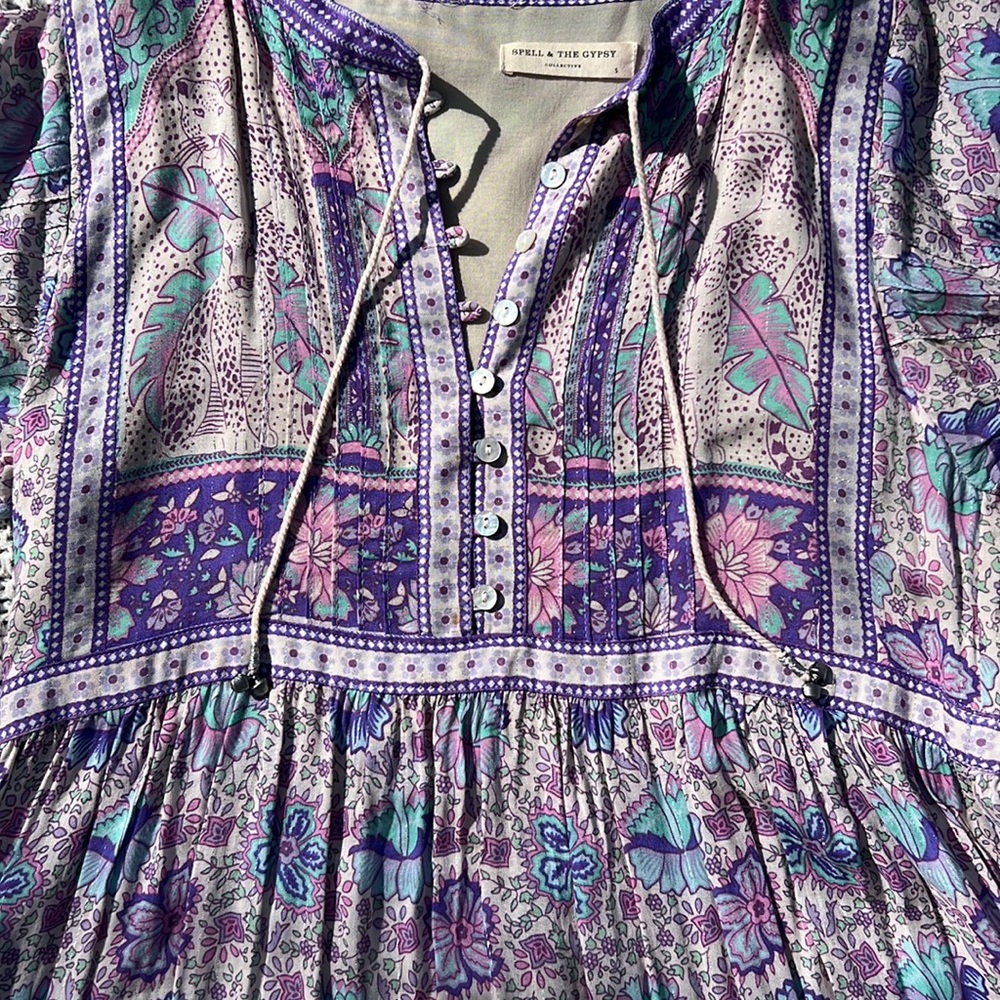 Spell Poinciana Dress in Lilac - Picture 7 of 12